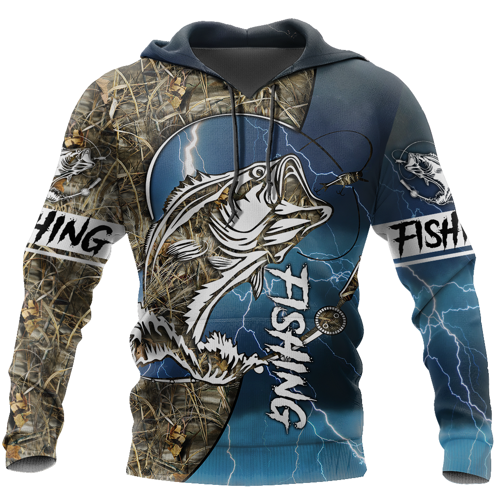 HC Bass fishing Sport - Blue version TR121102 - Amaze Style™-Apparel