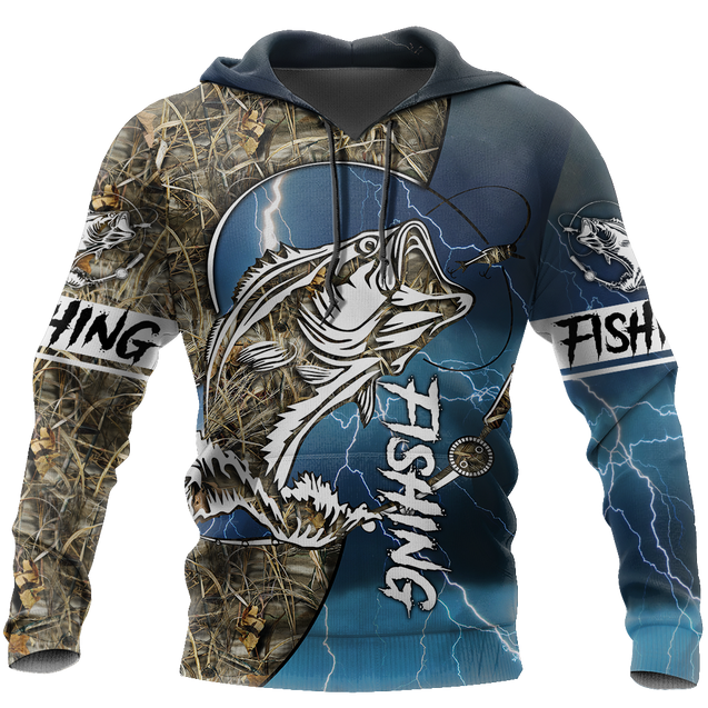 HC Bass fishing Sport - Blue version TR121102 - Amaze Style™-Apparel