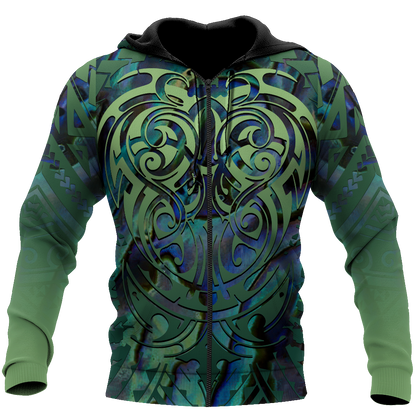 Aotearoa Maori New zealand 3d all over printed shirt and short for man and women-Apparel-PL8386-Zipped Hoodie-S-Vibe Cosy™