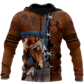 Brown Horse 3D All Over Printed Shirts TR1606201S-Apparel-TA-Hoodie-S-Vibe Cosy™