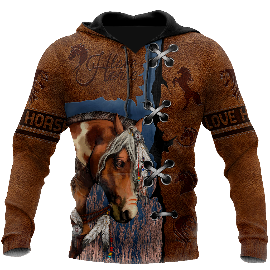 Brown Horse 3D All Over Printed Shirts TR1606201S-Apparel-TA-Hoodie-S-Vibe Cosy™