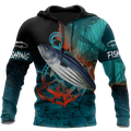Saltwater Fishing on the helm 3D all over shirts for men and women TR030301 - Amaze Style™-Apparel