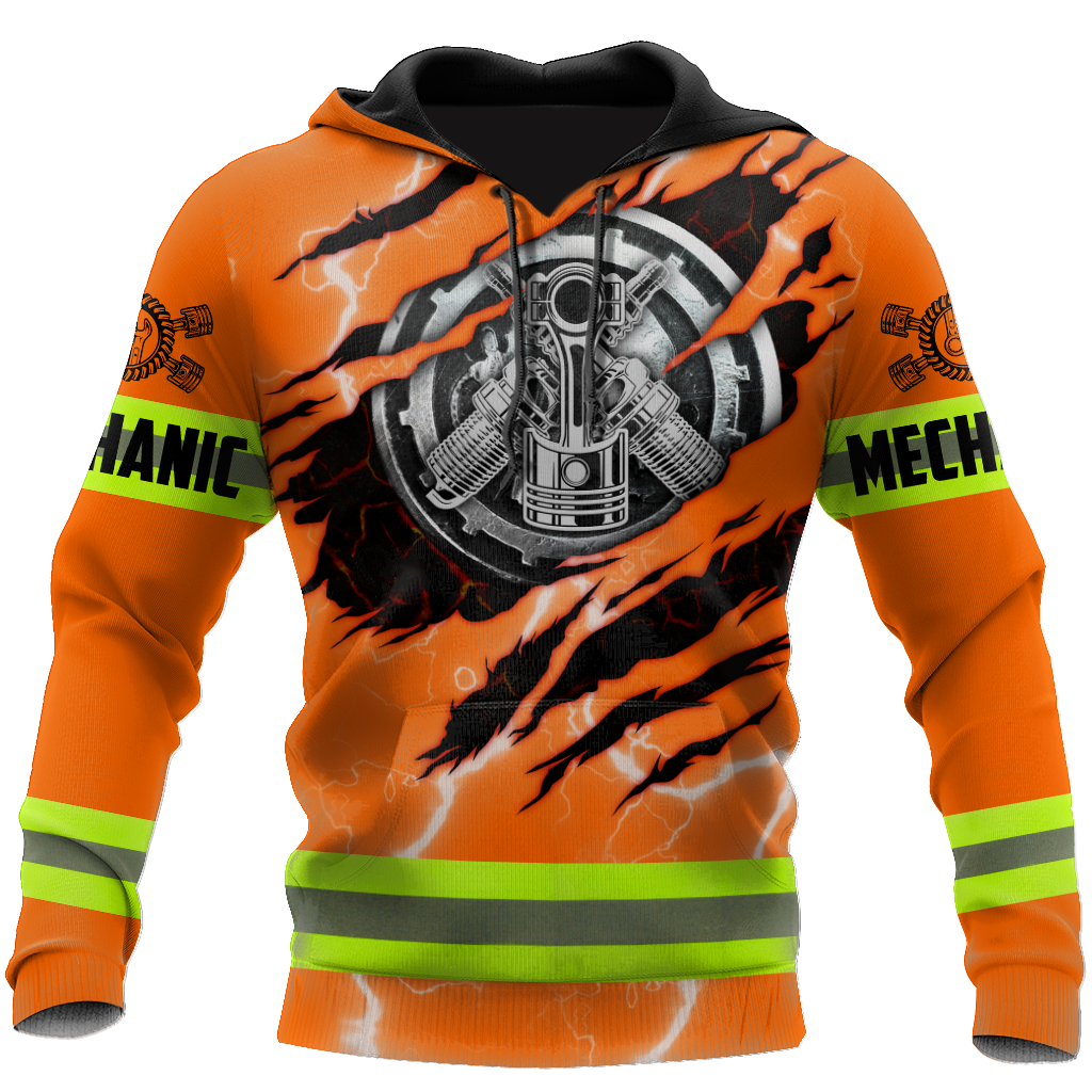 All Over Printed Mechanic Hoodie For Men and Women TRST1610202