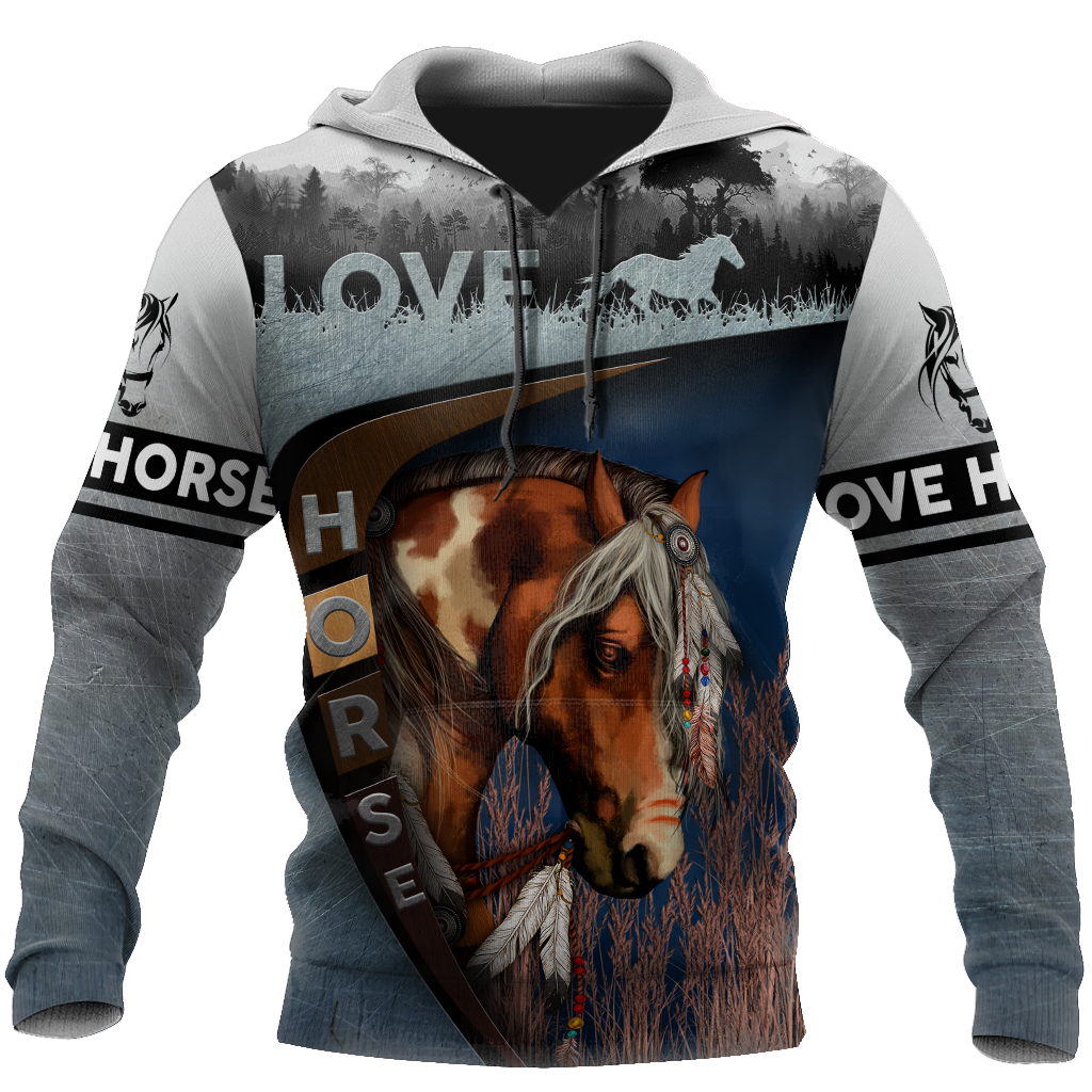 Love Horse 3D All Over Printed Shirts TR2704200-Apparel-TA-Hoodie-S-Vibe Cosy™