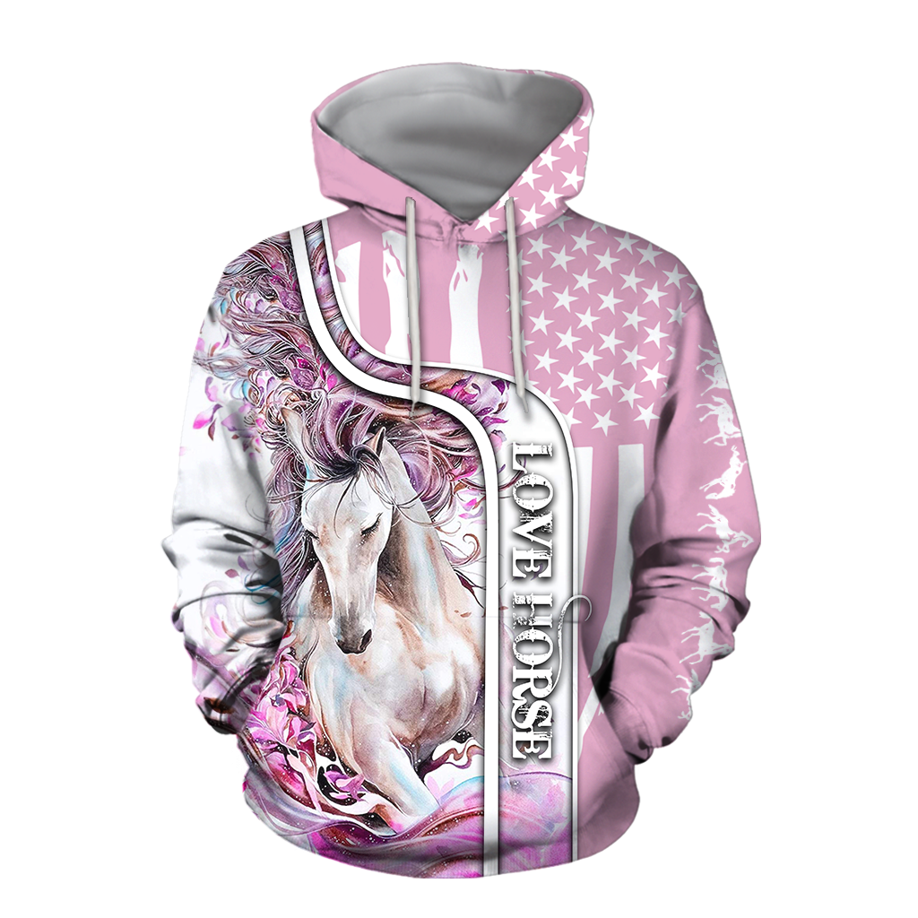 Beautiful Love Horse winter set for Women Pi091203-Apparel-NNK-Hoodie-S-Vibe Cosy™