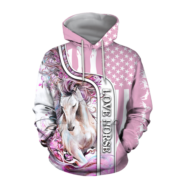 Beautiful Love Horse winter set for Women Pi091203-Apparel-NNK-Hoodie-S-Vibe Cosy™