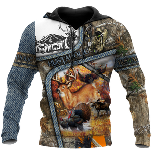 Huntaholic 3D Over Printed Unisex Deluxe Hoodie