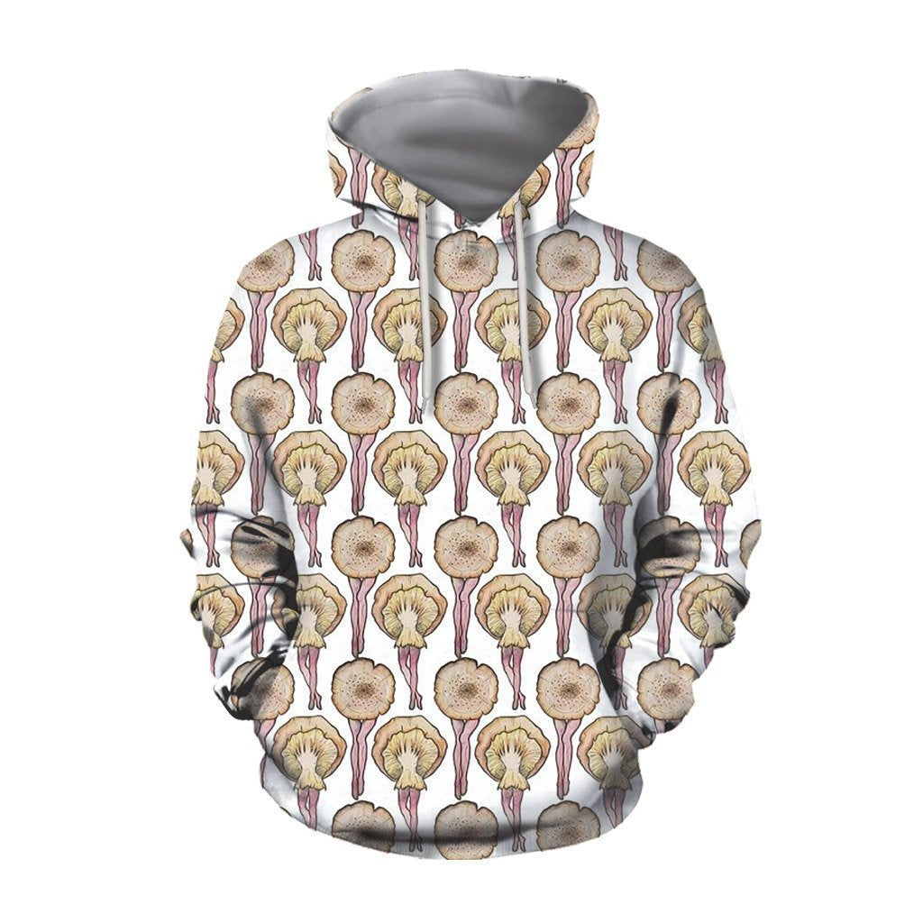 All Over Print Queen mushrooms-Apparel-NTH-Hoodie-S-Vibe Cosy™