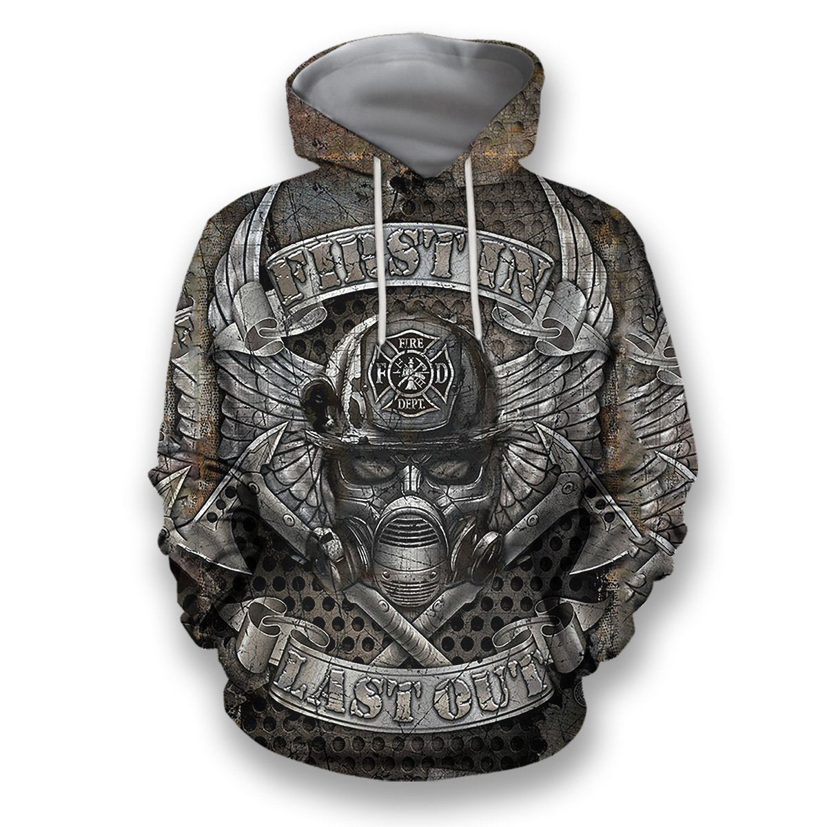 3D all over print firefighter-Apparel-HbArts-Hoodies-S-Vibe Cosy™