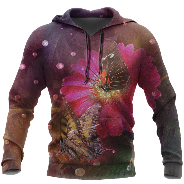 Butterfly Sweet Garden 3D Winter Clothes TR111101-Apparel-NNK-Hoodie-S-Vibe Cosy™