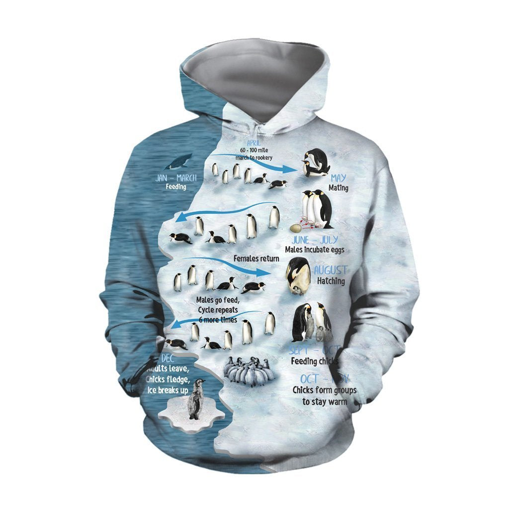 Ice sheets and penguins Hoodie-Apparel-HD09-Hoodie-S-Vibe Cosy™