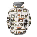 3D All Over Printed Farm Animals Shirts-Apparel-HP Arts-Hoodie-S-Vibe Cosy™