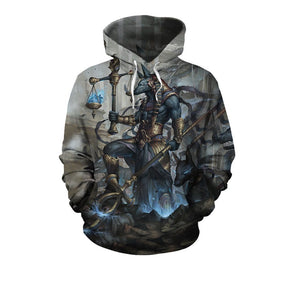 All Over Print Anubis God Of Dead-Apparel-HbArts-Hoodie-S-Vibe Cosy™