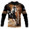 Love Horse Custom Name 3D All Over Printed Shirts TA10032001