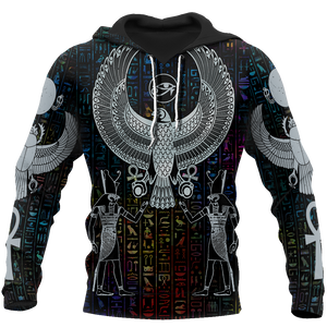 3D All Over Printed Hieroglyphics Ancient Egypt Hoodie Clothes JJ020401-Apparel-MP-Hoodie-S-Vibe Cosy™