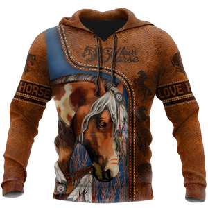 Love Horse 3D All Over Printed Shirts TR210400 - Amaze Style™-Apparel