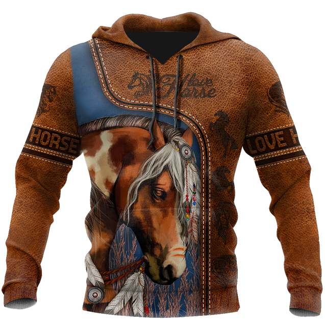 Love Horse 3D All Over Printed Shirts TR210400 - Amaze Style™-Apparel