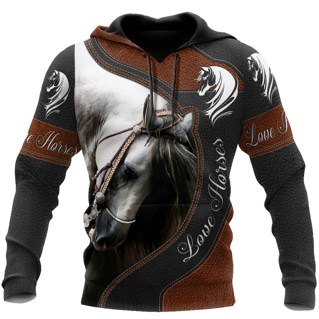 Love Beautiful Horse 3D All Over Printed Shirts JJ15052002-Apparel-MP-Hoodie-S-Vibe Cosy™