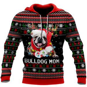 Bulldog mom 3D hoodie shirt for men and women NDD10192004