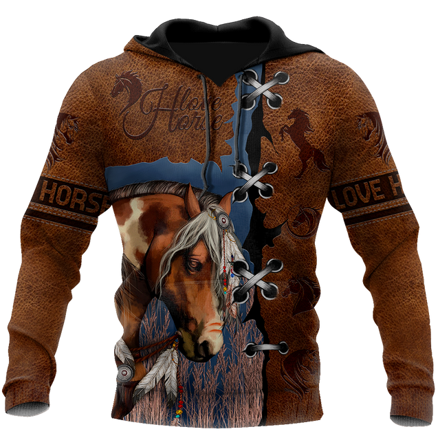 Brown Horse 3D All Over Printed Shirts TR1606201S-Apparel-TA-Hoodie-S-Vibe Cosy™