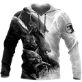 Night Wolf 3D All Over Printed Hoodie For Men and Women VP08092001