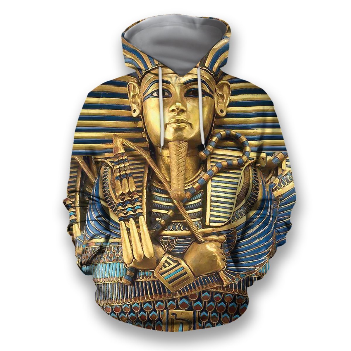3D all over printed king tutankhamun-Apparel-HbArts-Hoodie-S-Vibe Cosy™