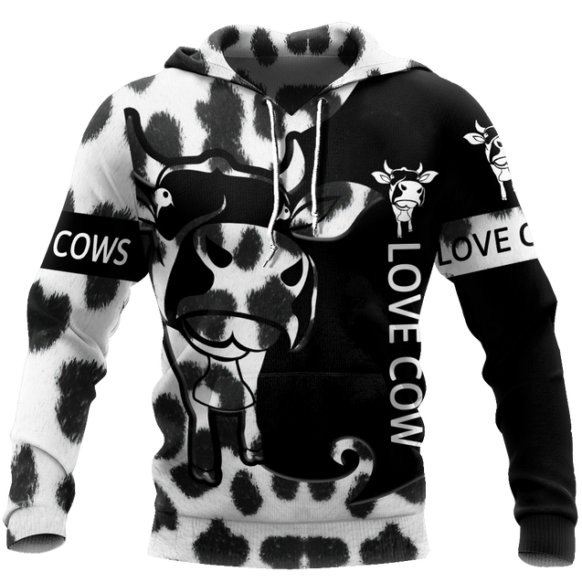 Love Cow 3D All Over Printed Shirts For Men And Woman