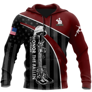 Veteran Honor the fallen 3d all over printed shirts for men and women TR1905206S-Apparel-Huyencass-Hoodie-S-Vibe Cosy™