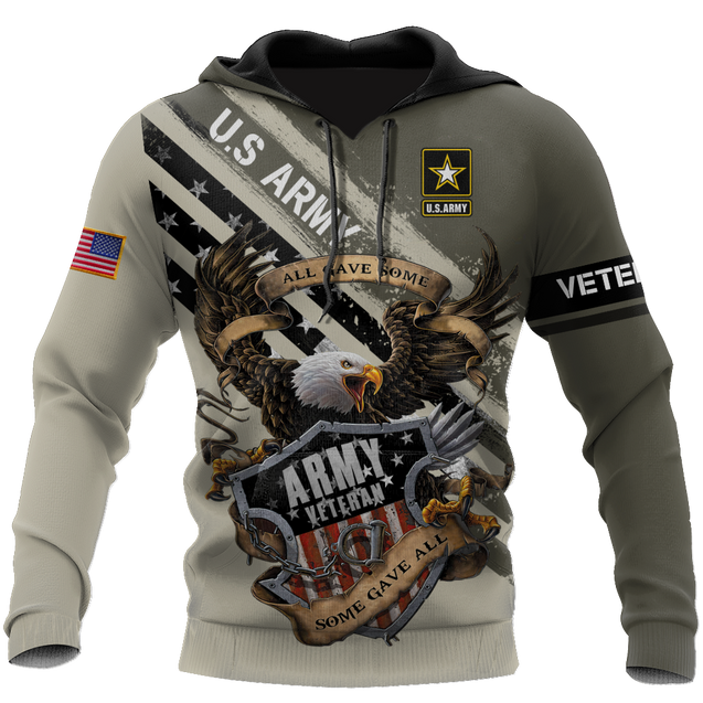 US Veteran Army All Gave Some 3D Shirts
