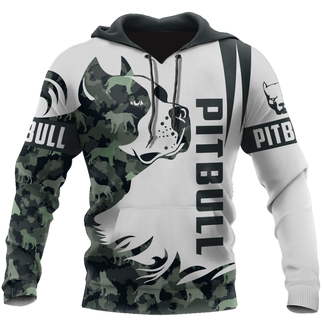 Save A Pit Bull Euthanize A Dog Fighter Camo Hoodie Shirt for Men and Women TR0810203