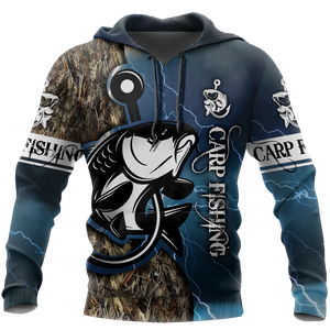 HC Best Carp fishing shirt - blue version TR111103 - Amaze Style™-Apparel