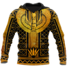 Queen of Egyptian Hoodie Over Printed for Men and Women