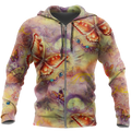 Butterfly Sweet Garden 3D Winter Clothes TR091101-Apparel-NNK-Zipped Hoodie-S-Vibe Cosy™