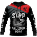 Logger Chainsaw I'm Stop When I Am Done Red Unisex Shirts