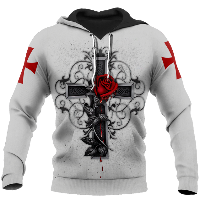 Knight God Jesus 3D All Over Printed Shirt Hoodie For Men And Women JJ240303-Apparel-MP-Hoodie-S-Vibe Cosy™