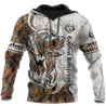 Deer Hunting Golden Retriever Tatoo Camo 3D All Over Print  Hoodie TR1708202