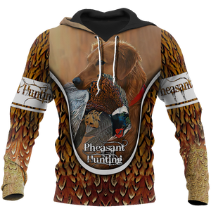 Pheasant hunting 3D Printed shirts TT070101-Apparel-TT-Hoodie-S-Vibe Cosy™