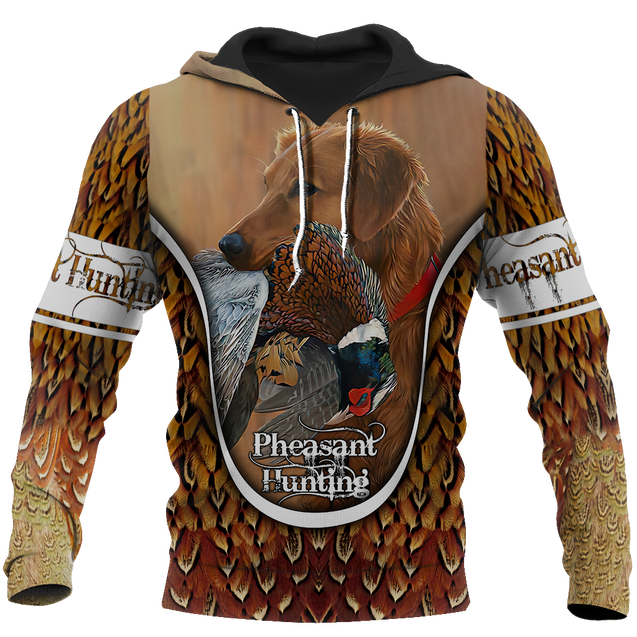 Pheasant hunting 3D Printed shirts TT070101-Apparel-TT-Hoodie-S-Vibe Cosy™