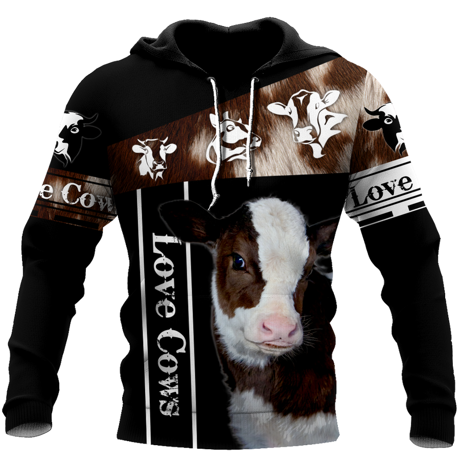 Love Cows - Happy Farm 3D All Over Printed Shirts