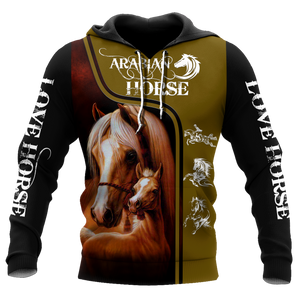 Arabian Horse 3D All Over Printed Shirts Pi12102004