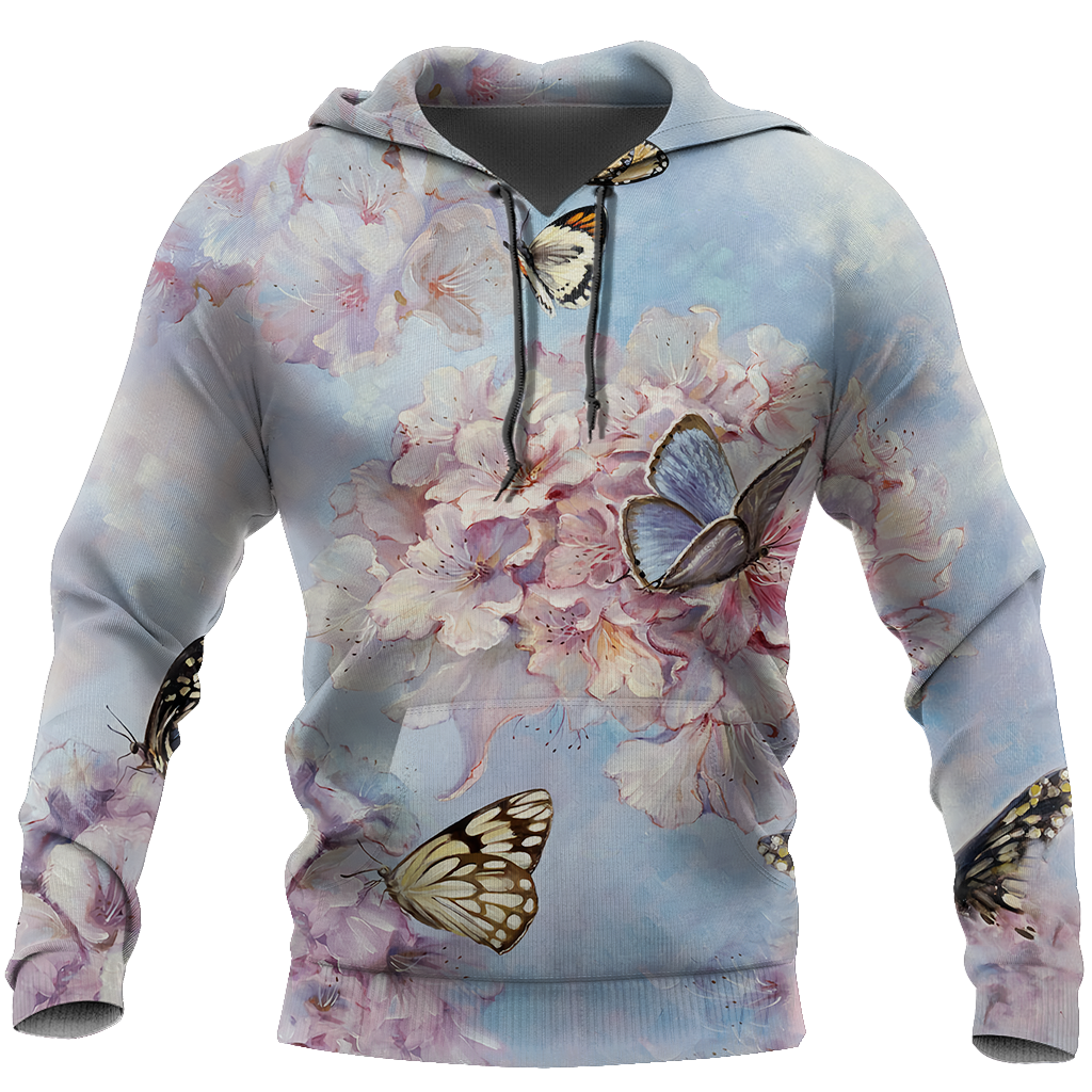 Butterfly Sweet Garden 3D Winter Clothes TR091104-Apparel-NNK-Hoodie-S-Vibe Cosy™