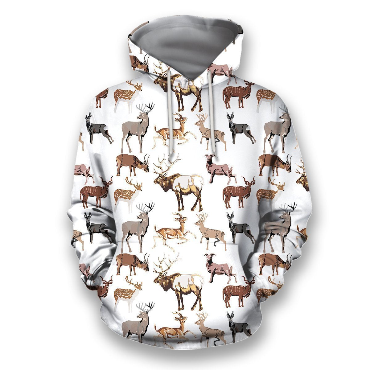 3D All Over Printed Hunting Deer Shirts-Apparel-HbArts-Hoodies-S-Vibe Cosy™