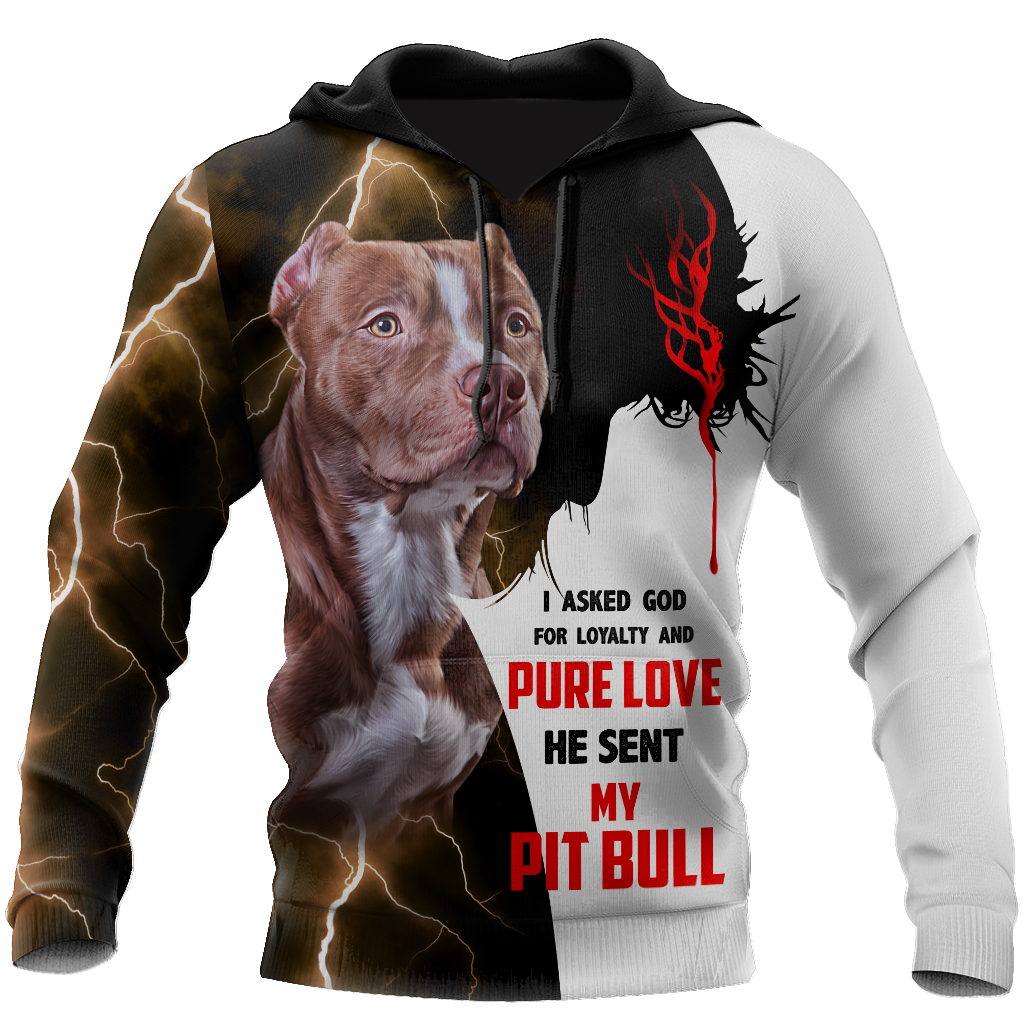 Premium God Sent Me My Pit Bull Unisex Shirts DL1006206