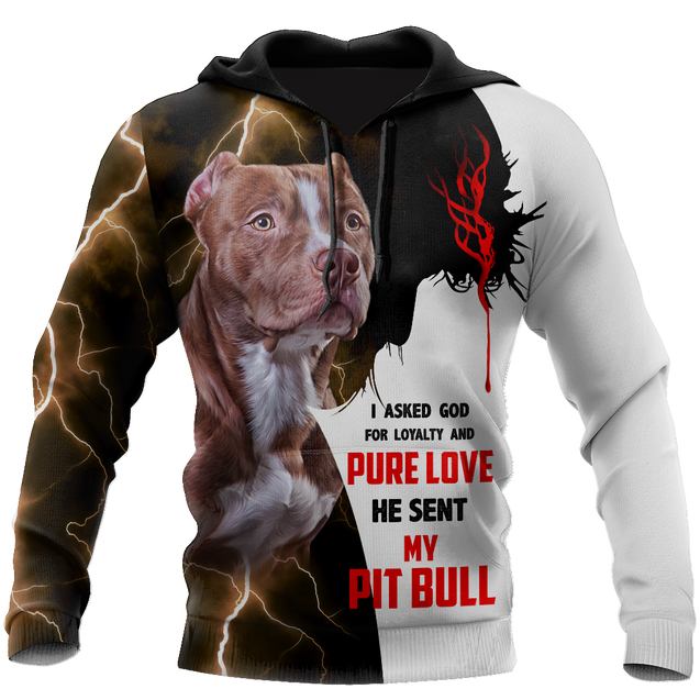 Premium God Sent Me My Pit Bull Unisex Shirts DL1006206