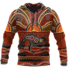 Aboriginal Australia Kangaroo running Lizard Art shirts for men and women TR2606205S