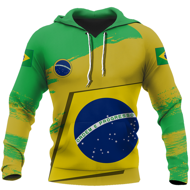 Brasil Special Pullover Hoodie-Apparel-Phaethon-Hoodie-S-Vibe Cosy™