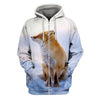 3D All Over Printed Fox Art Shirts and Shorts-Apparel-Phaethon-Zip-S-Vibe Cosy™