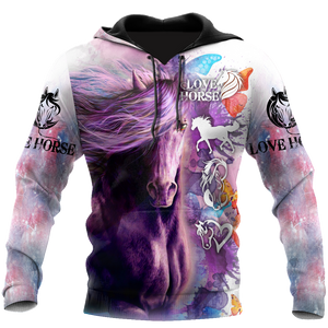 Beautiful Horse 3D All Over Printed Hoodie For Men And Women TR1411205