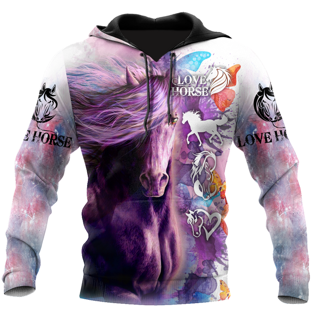 Beautiful Horse 3D All Over Printed Hoodie For Men And Women TR1411205