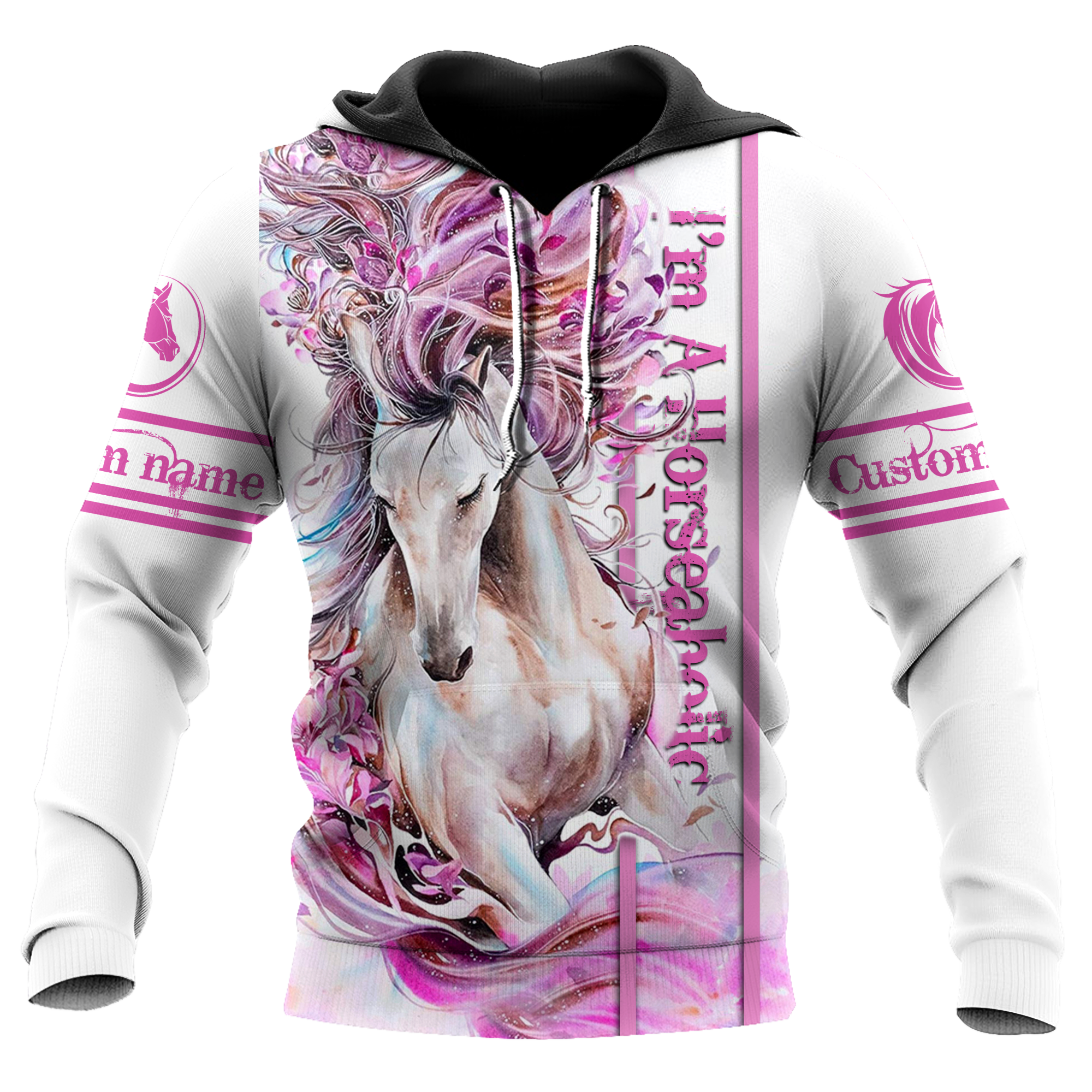 Horse Custom Name 3D All Over Printed Shirts For Men and Women Pi03102001